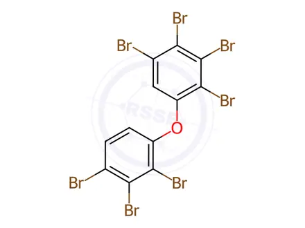 Chemical structure of PBDE 170