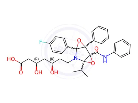 Chemical structure of Atorvastatin Diepoxide Calcium Salt