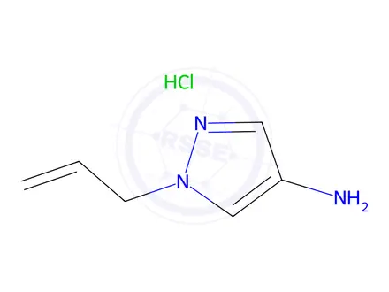 Chemical structure of 1-Allyl-1h-pyrazol-4-amine hydrochloride