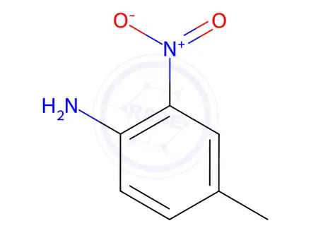 Chemical structure of 4-Methyl-2-Nitroaniline