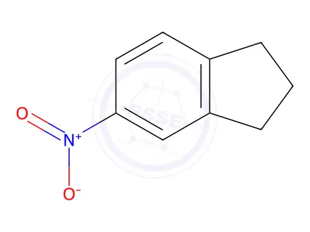 Chemical structure of 5-Nitroindane