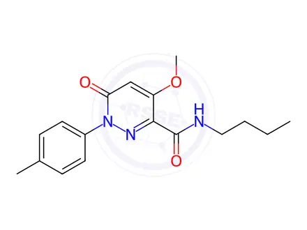 Chemical structure of N-Butyl-4-methoxy-6-oxo-1-(p-tolyl)-1,6-dihydropyridazine-3-carboxamide