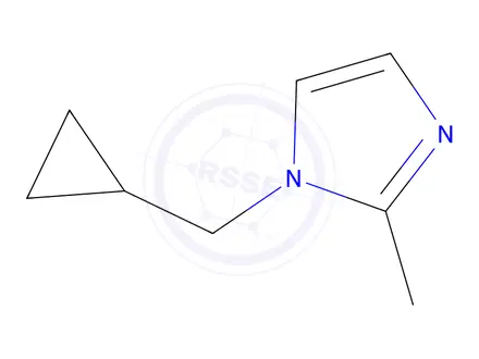 Chemical structure of 1-(cyclopropylmethyl)-2-methyl-1h-imidazole