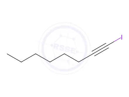 Chemical structure of 1-Octyne, 1-iodo-