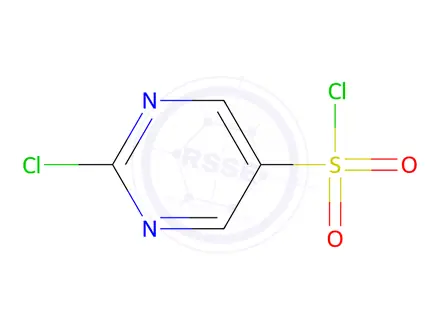 Chemical structure of 2-chloropyrimidine-5-sulfonyl chloride