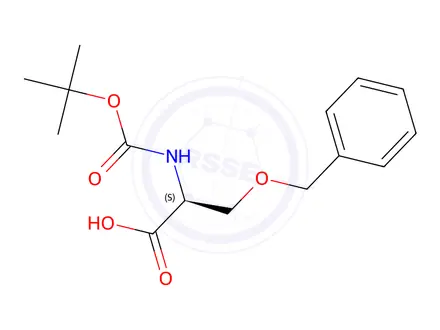 Chemical structure of Boc-Ser(Bzl)-OH