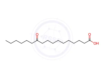 Chemical structure of 11-Oxoheptadecanoic acid