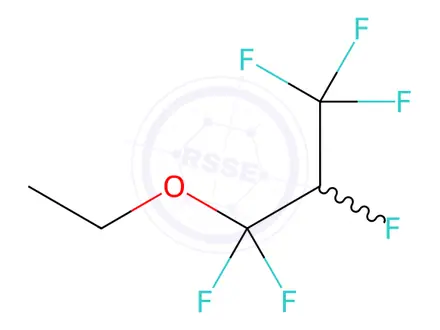Chemical structure of 1,1,2,3,3,3-Hexafluoropropyl Ethyl Ether