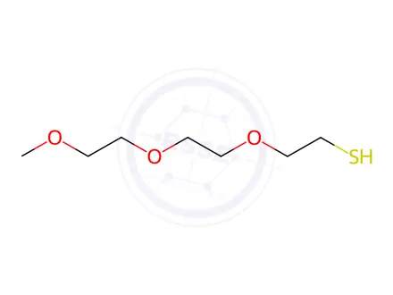 Chemical structure of 2-[2-(2-Methoxyethoxy)ethoxy]ethanethiol