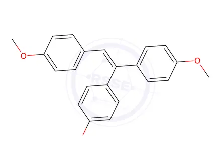 Chemical structure of Chlorotrianisene Impurity 68