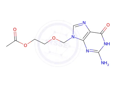 Chemical structure of Acyclovir Impurity A
