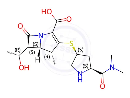 Chemical structure of Meropenem