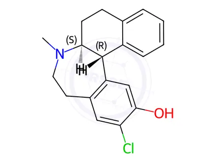 Chemical structure of Ecopipam