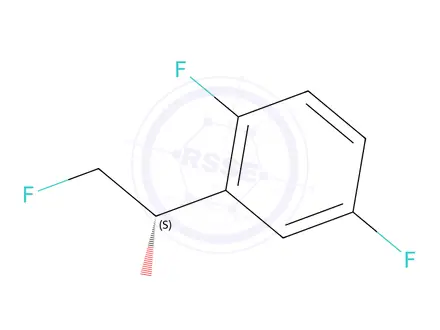 Chemical structure of (S)-1-(2,5-Difluorophenyl)-2-fluoroethan-1-ol