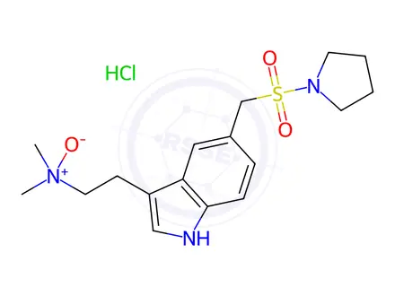 Chemical structure of Almotriptan EP Impurity E Hydrochloride
