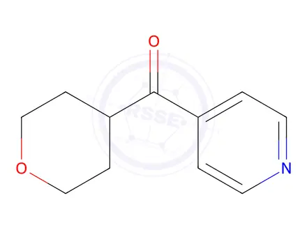 Chemical structure of pyridin-4-yl(tetrahydro-2h-pyran-4-yl)methanone