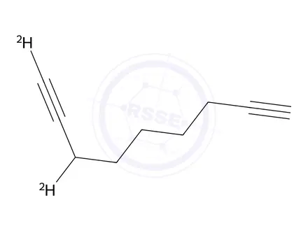 Chemical structure of 1,8-Nonadiyne-d2