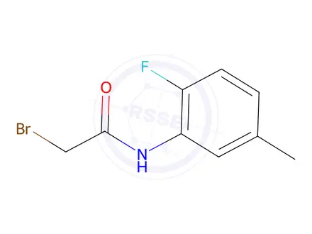 Chemical structure of 2-Bromo-N-(2-fluoro-5-methylphenyl)acetamide