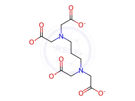 Chemical structure of Ferricammoniom1,3-propylenediaminetetracetatemonohydrate(1,3-pdtasalt)