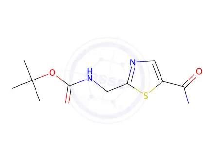 Chemical structure of tert-Butyl ((5-carbamoylthiazol-2-yl)methyl)carbamate
