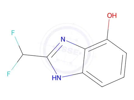 Chemical structure of 2-(difluoromethyl)-1H-benzimidazol-4-ol