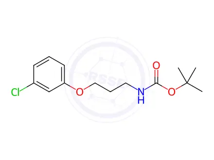 Chemical structure of N-Boc-3-(3-chlorophenoxy)-1-propylamine