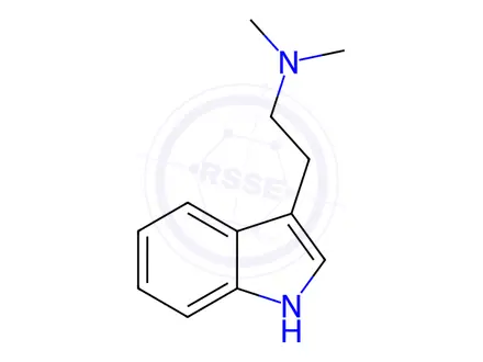 Chemical structure of Dimetiltriptamin