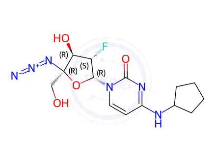 Chemical structure of Azvudine Impurity 23