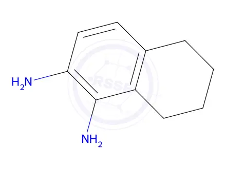 Chemical structure of 5,6,7,8-tetrahydronaphthalene-1,2-diamine dihydrochloride