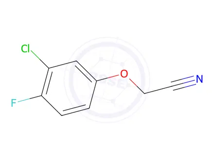 Chemical structure of 2-(3-Chloro-4-fluoro-phenoxy)acetonitrile