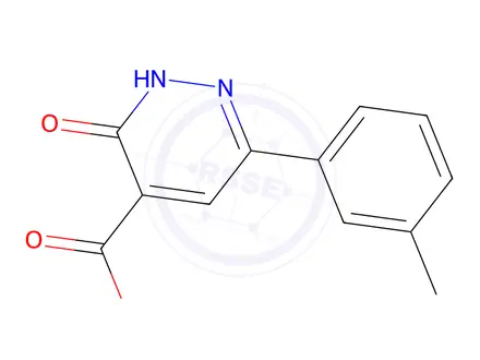 Chemical structure of 3-oxo-6-(m-tolyl)-2,3-dihydropyridazine-4-carboxylic acid