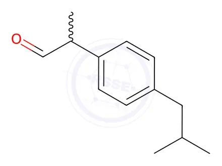 Chemical structure of 2-(4-Isobutylphenyl)propanal