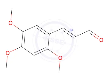 Chemical structure of 3-(2,4,5-Trimethoxyphenyl)acrylaldehyde