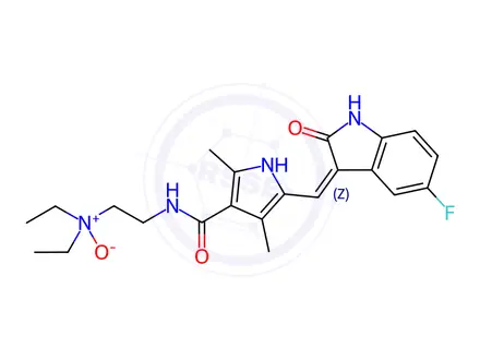 Chemical structure of Sunitinib N-oxide