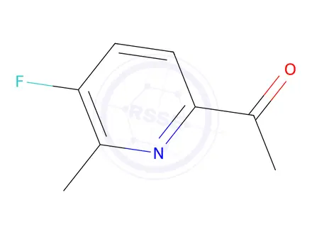 Chemical structure of 1-(5-Fluoro-6-methylpyridin-2-yl)ethanone