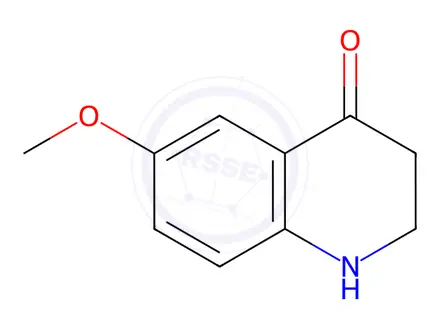 Chemical structure of 6-Methoxy-2,3-dihydroquinolin-4(1H)-one