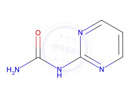 Chemical structure of Urea, 2-pyrimidinyl-(6CI,8CI,9CI)
