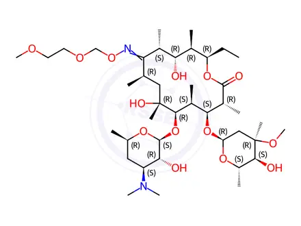 Chemical structure of Roxithromycin Impurity H