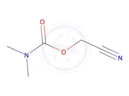 Chemical structure of Carbamic acid, dimethyl-, cyanomethyl ester (9CI)