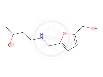 Chemical structure of 4-(((5-(Hydroxymethyl)furan-2-yl)methyl)amino)butan-2-ol