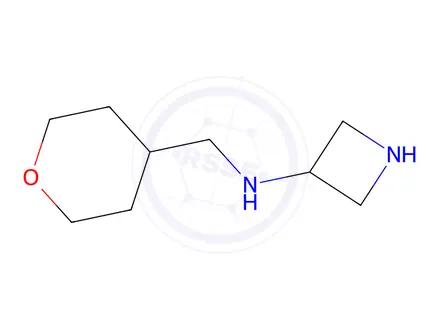 Chemical structure of n-((Tetrahydro-2h-pyran-4-yl)methyl)azetidin-3-amine