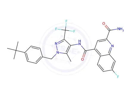 Chemical structure of BAY 588