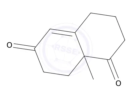 Chemical structure of Wieland-Miescher Ketone