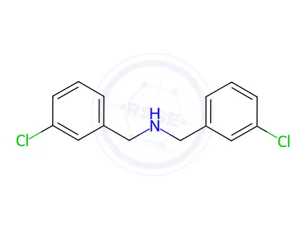 Chemical structure of N,N-bis(3-Chlorobenzyl)amine