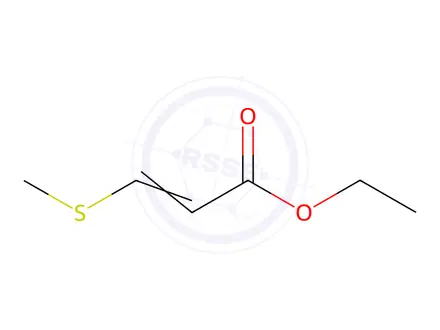 Chemical structure of ETHYL 3-(METHYLTHIO)-2-PROPENOATE