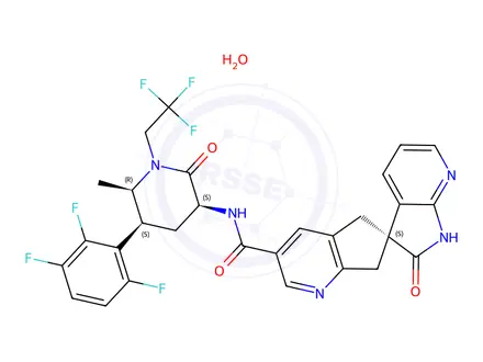 Chemical structure of Atogepant Monohydrate