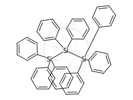 Chemical structure of Octaphenyltrisilane