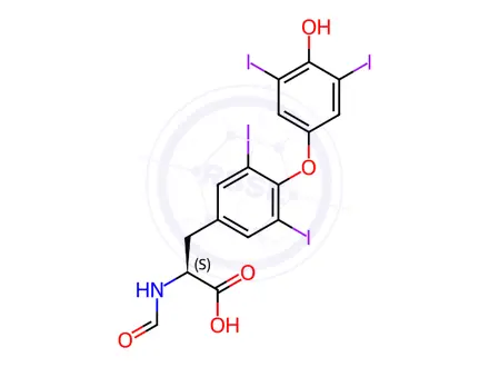 Chemical structure of Levothyroxine Impurity 75