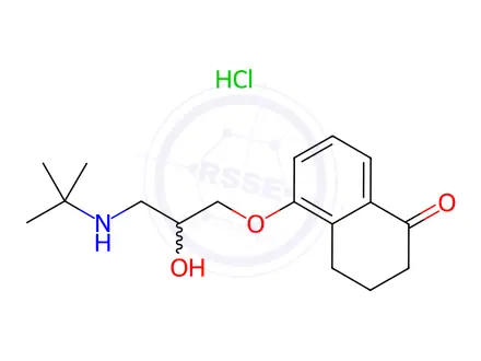 Chemical structure of Bunolol
