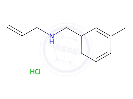 Chemical structure of [(3-Methylphenyl)methyl](prop-2-en-1-yl)amine hydrochloride